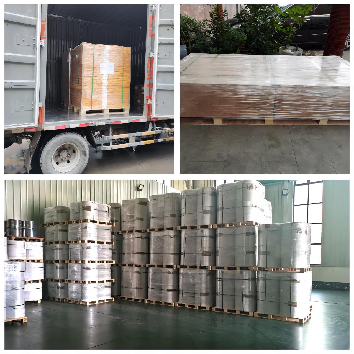 Детали упаковки пластикового полипропиленового листа