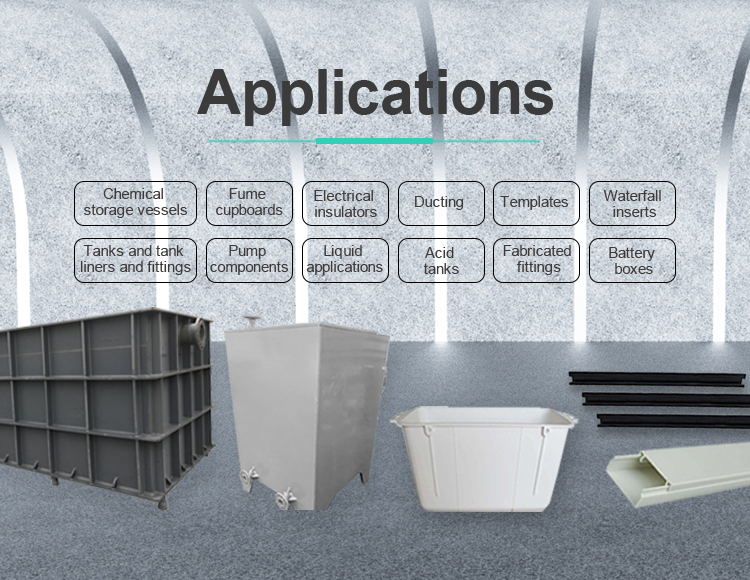 Серая доска из ПВХ