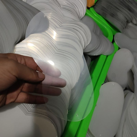 Прозрачный пластиковый противотуманный лист ПЭТ 0,25 мм