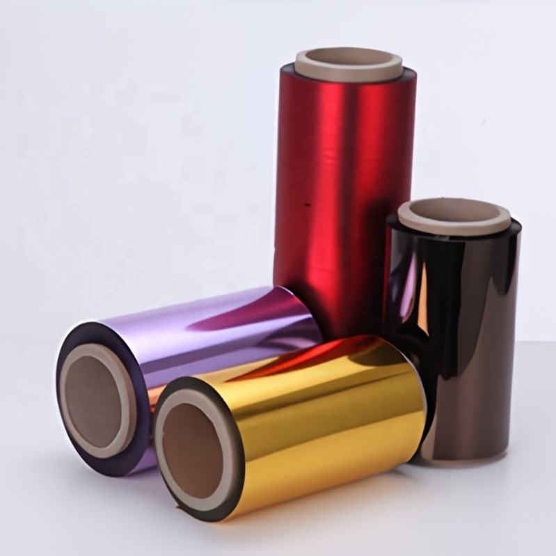 Металлизированная пленка ЛЮБИМЦА с цветным покрытием для гибкой упаковки и украшения