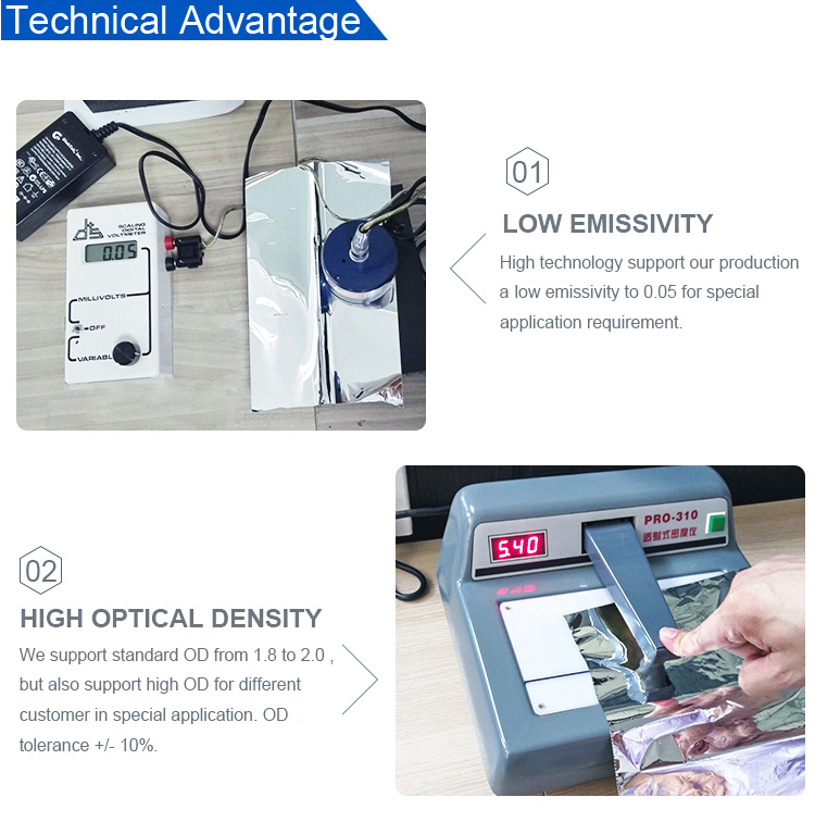 Преимущество металлизированной пленки ПЭТ