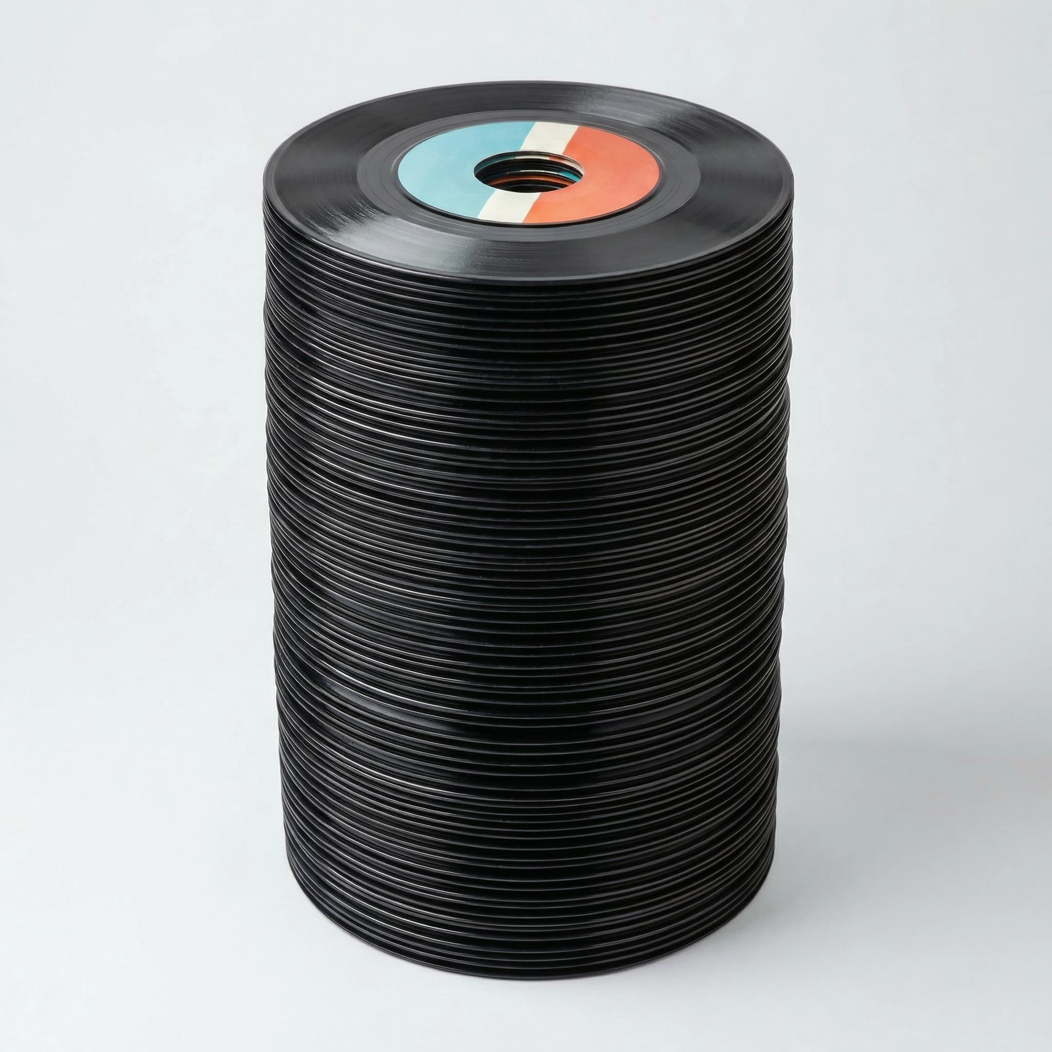 Черный пластиковый лист PETG для музыкальных дисков
