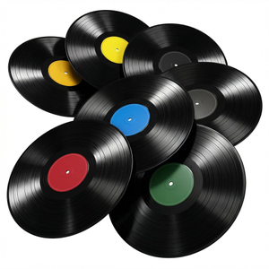 Черный пластиковый лист PETG для музыкальных дисков